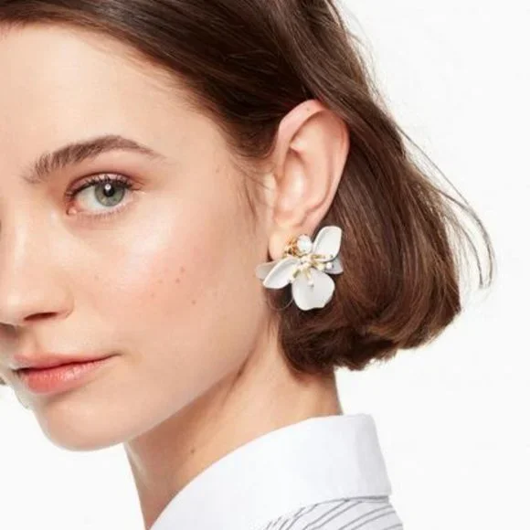 kate spade Jewelry Kate Spade Vibrant Life Leather Statement Earrings Firm Price Poshmark